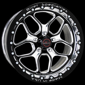 Billet Specialties Win Lite Wheel 17x10 7.625" Backspace BRSB271F6576N