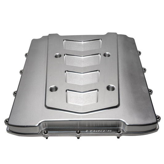 Billet Specialties LS GenV LT4 Supercharger Lid Chevron Raw N95068