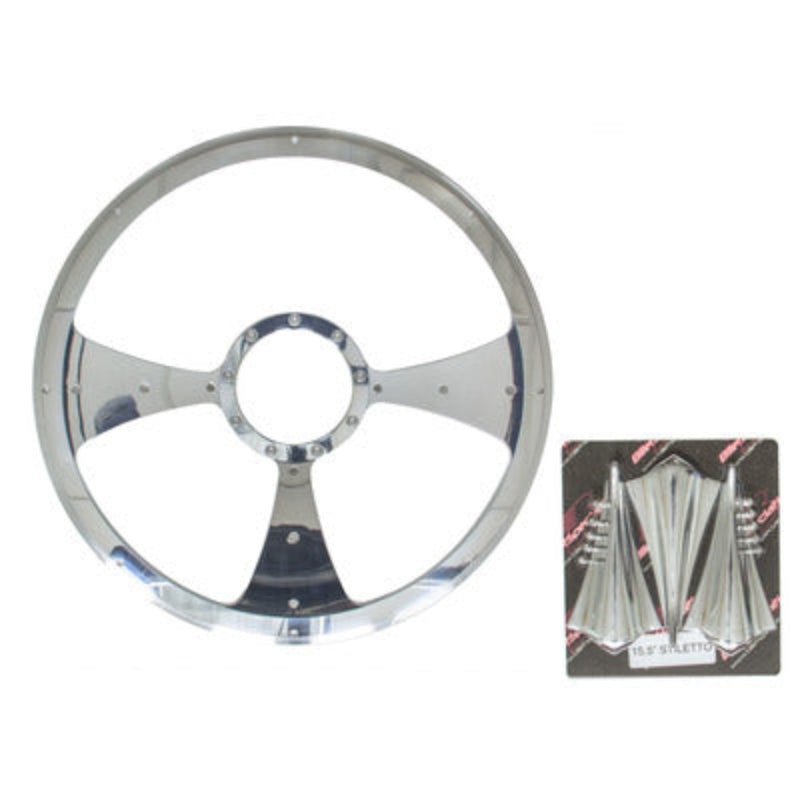 Billet Specialties Steering Wheel 15.5" Stiletto