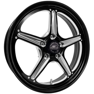 Billet Specialties Street Lite Black Wheel 17x4.5 5x4.75 Bolt Circle 2" Backspace RSFB23745Z6120