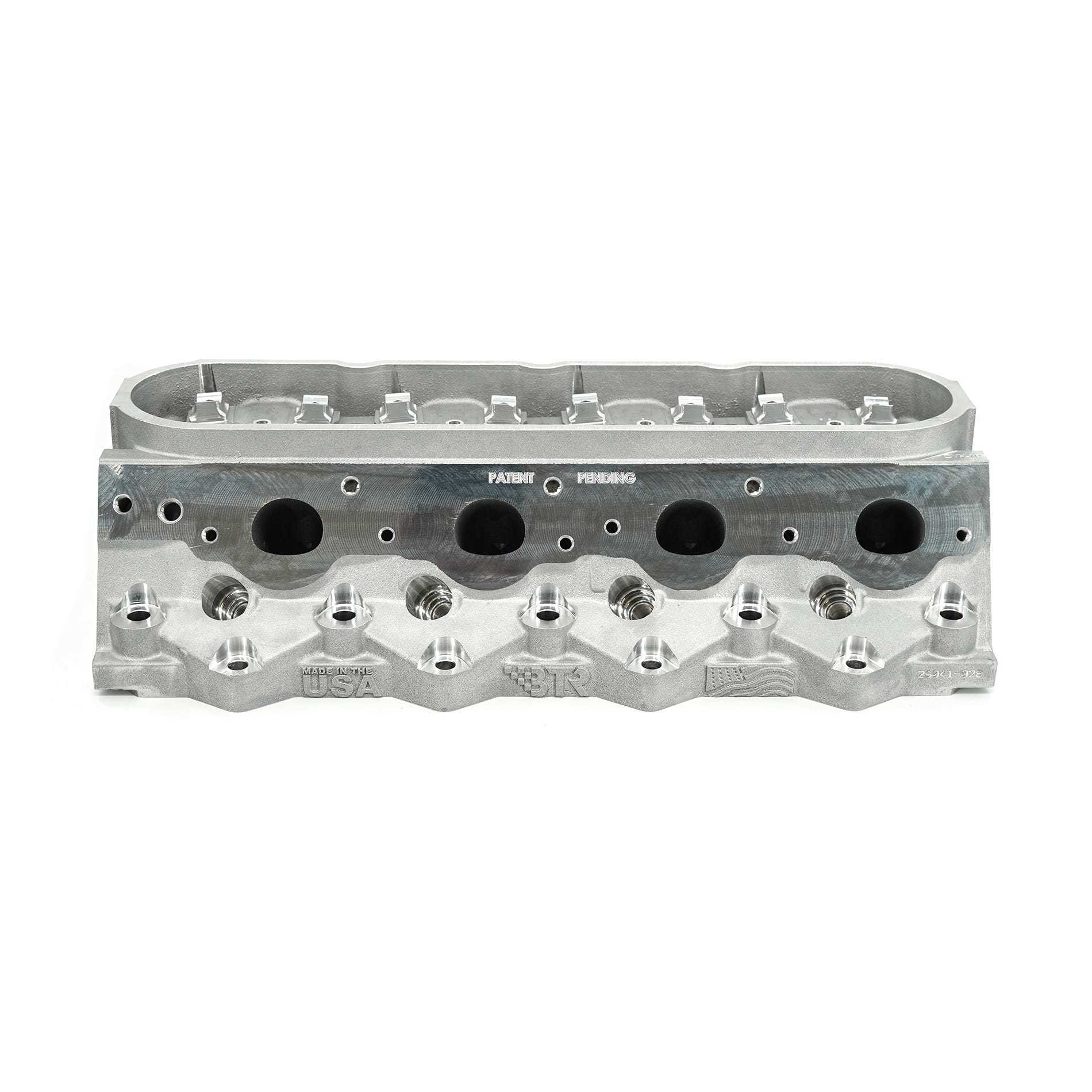 BTR Cylinder Head BTR-CVH1P-6U, GM LS Series (side view)