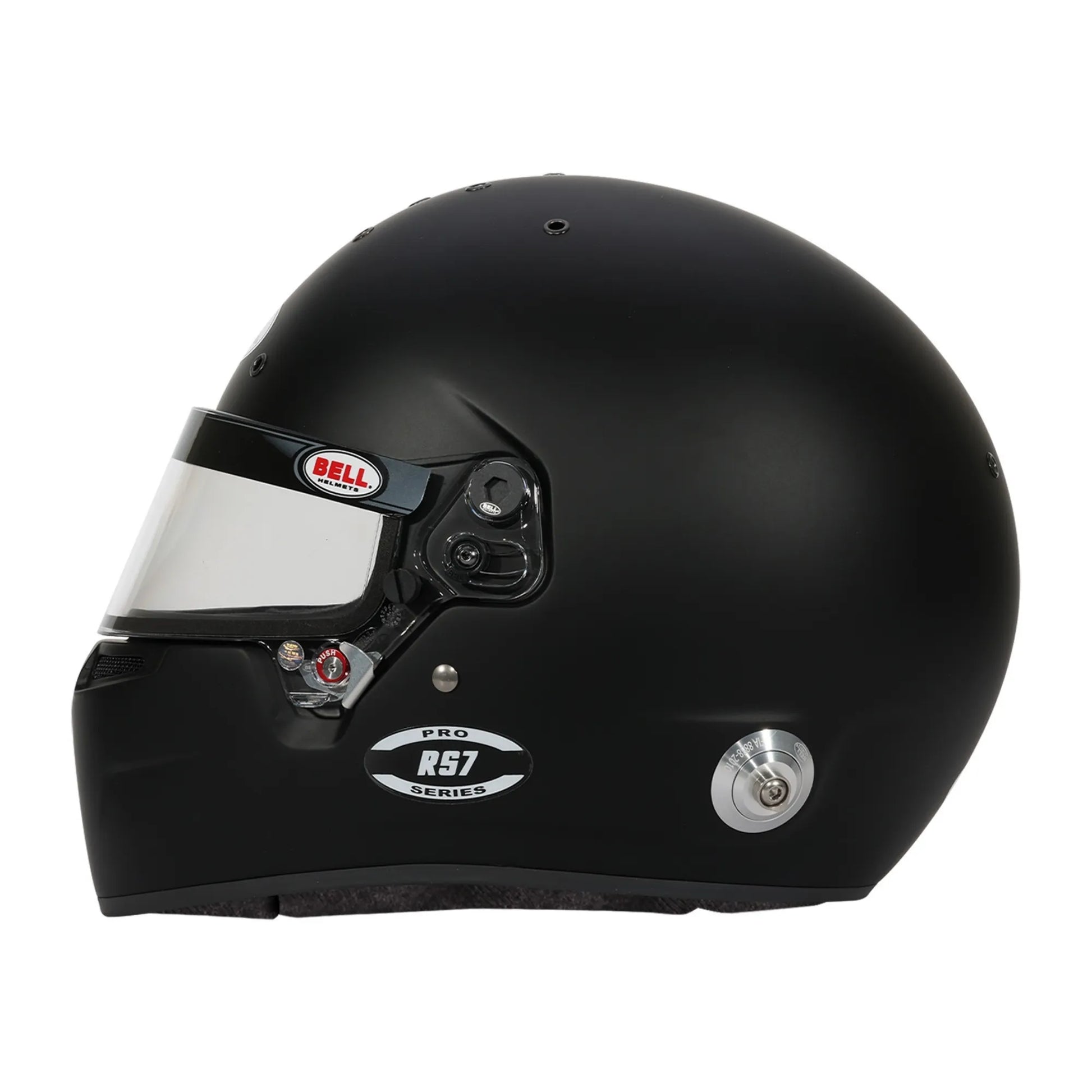 Bell RS7 Helmet 1310B, Snell SA-2025 / FIA (Left Side)