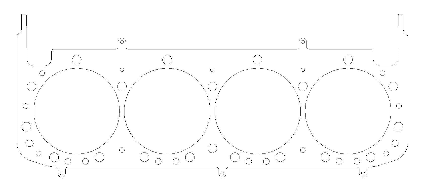 Cometic Gaskets 4.270 MLS Head Gasket SBC w/4.5in Bore Centers