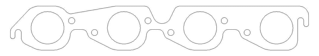 Cometic Gaskets MLS Exhaust Gasket Set BBC w/2.000 Round Port