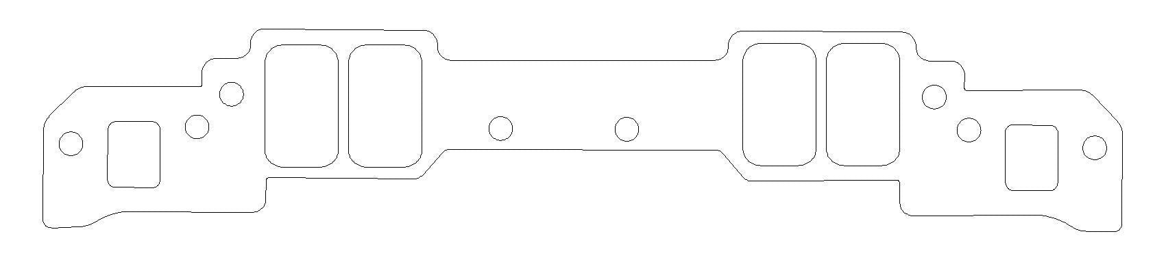 Cometic Gaskets Intake Gasket Set SBC w/18 Degree Heads