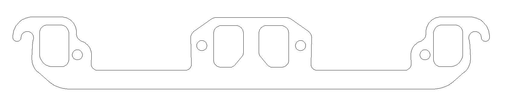 Cometic Gaskets Exhaust Manifold Gasket Set Dodge 5.2l/5.9L Mag.