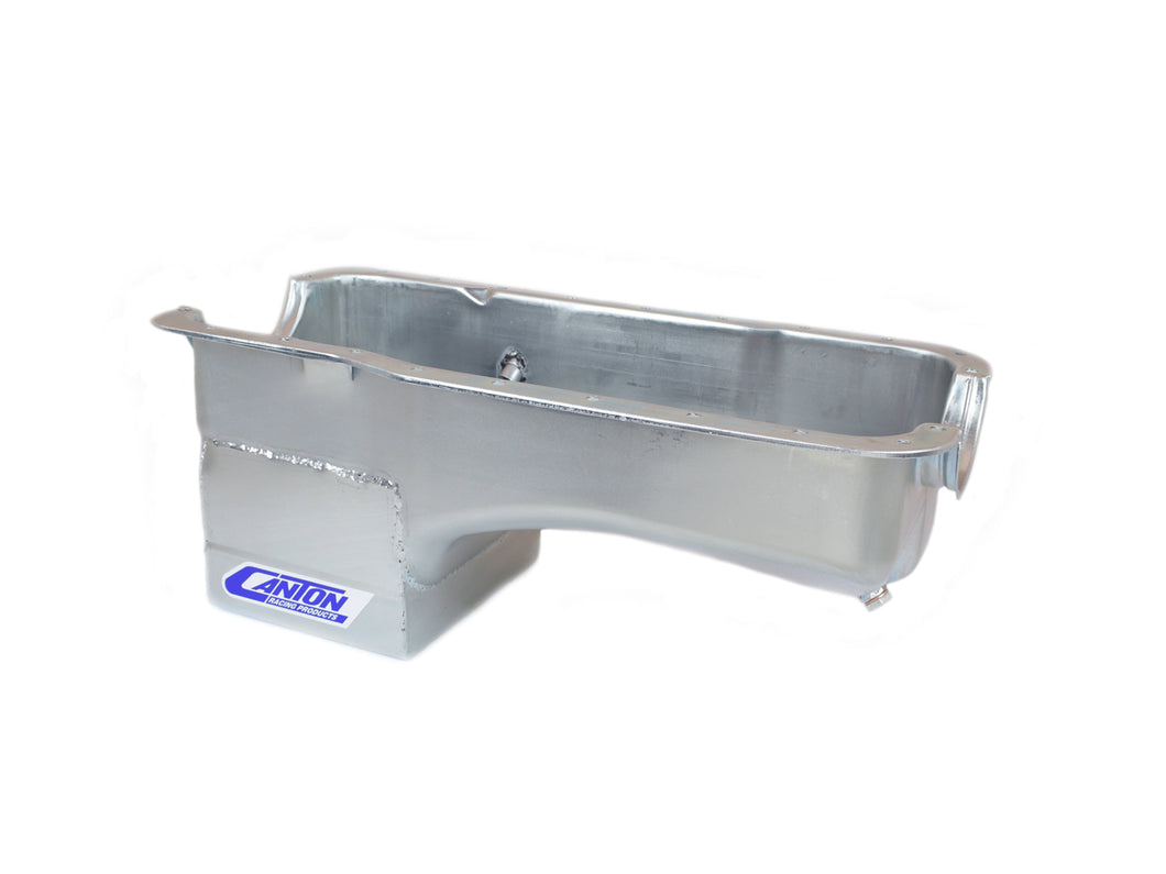 Canton 15-620S Street/Strip Oil Pan 7qt Rear Sump SBF