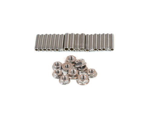 Canton 22-300 Oil Pan Stud Kit Stainless 6pt SBC