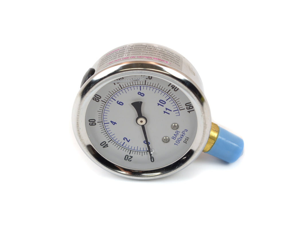 Canton 24-500 Accusump Gauge 0-160psi Liquid Filled