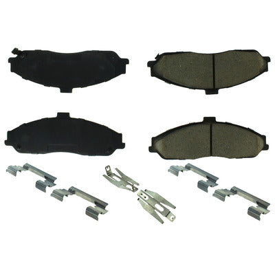 Centric Posi-Quiet Extended Wear Brake Pads 97-13 Corvette