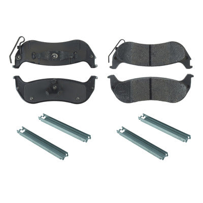 Centric Posi-Quiet Extended Wear Brake Pads 04-08 Chrysler Pacifica