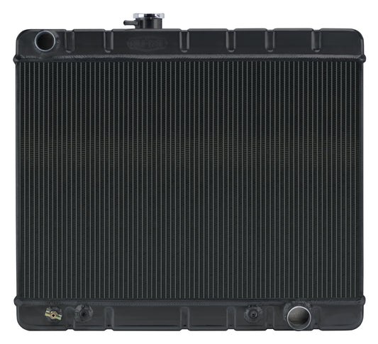 Cold Case Black Night Rider Radiator 66-67 GTO GPG38AB