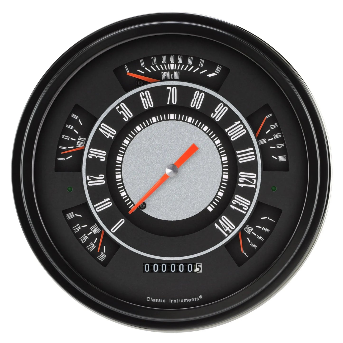 Classic Instruments Analog Gauge Kit FB66OE, Ford Bronco
