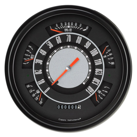 Classic Instruments Analog Gauge Kit FB66OE, Ford Bronco