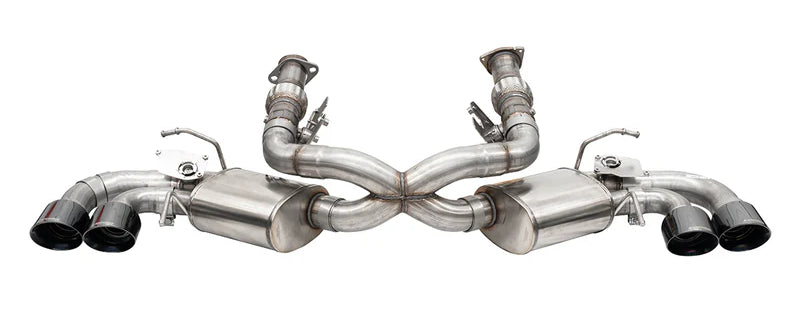 Corsa Axle-Back Exhaust System 21100BLK Corvette