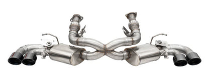 Corsa Axle-Back Exhaust System 21100BLK Corvette