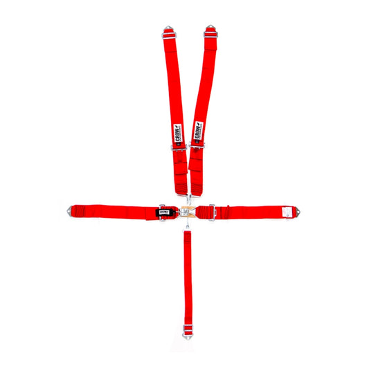 Crow 5-Pt Harness Latch & Link Pull Down Red 11002