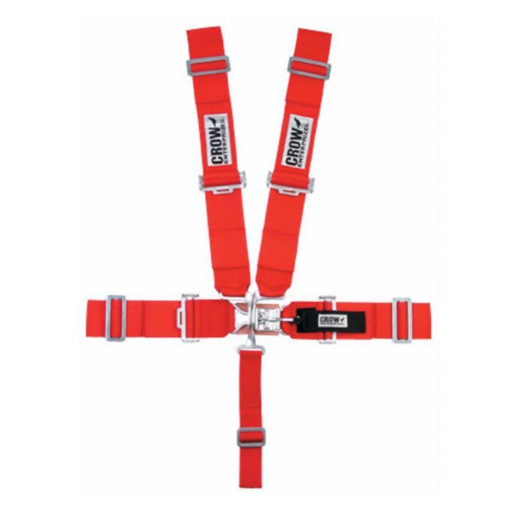 Crow 5-Pt Harness Latch & Link Wrap Around Pull Down 11012 (Red)