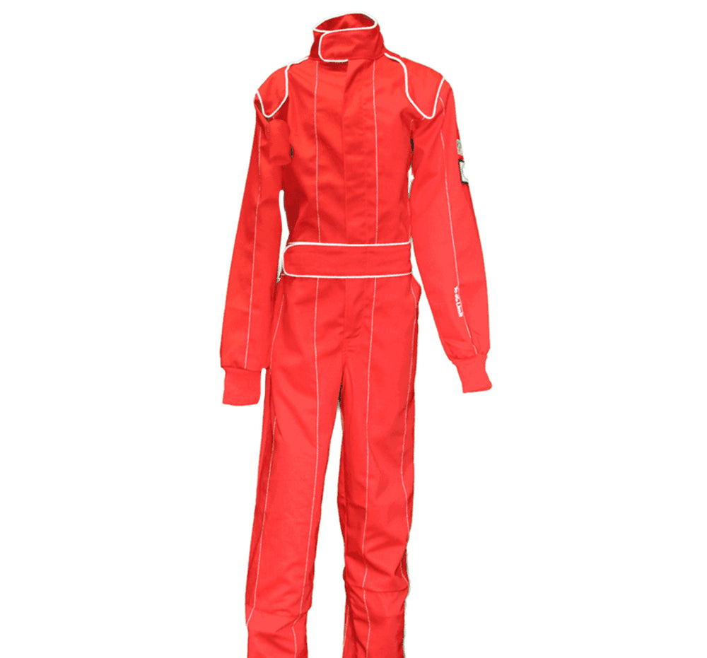 Crow Legacy Junior Driving Suit (Red)