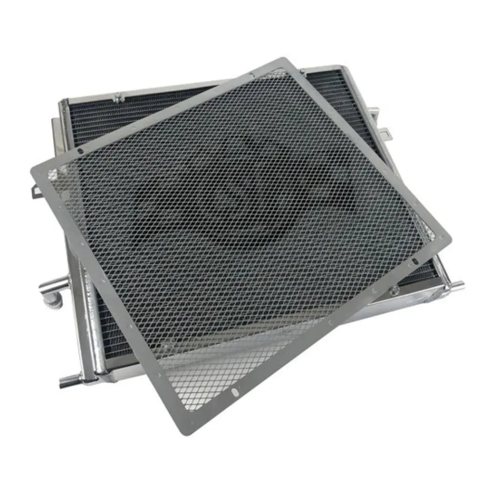 BMW F3X/F2X B58/B48 Triple-Pass Heat Exchanger w/ Rock Guard 8131 - Silver