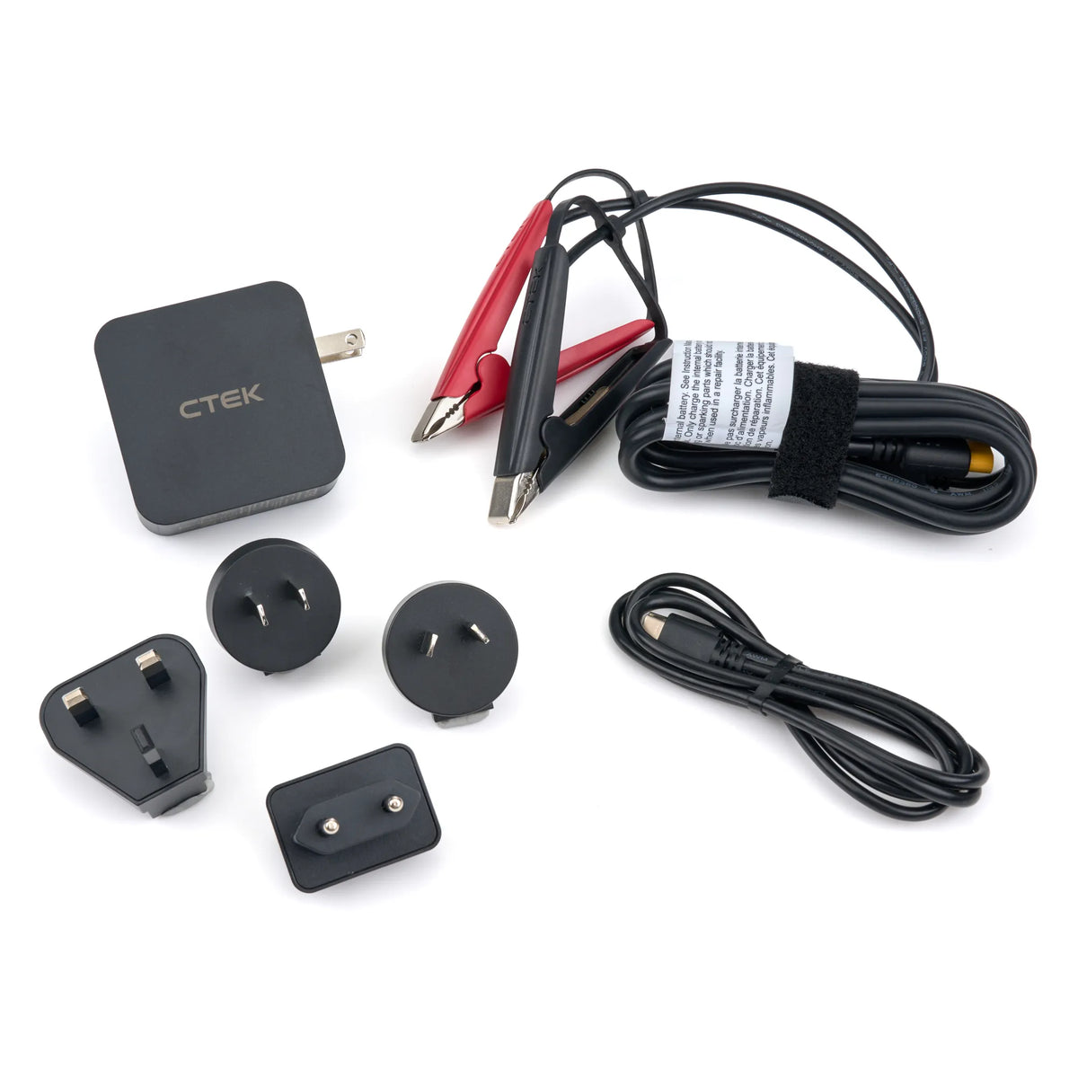 CTEK CS FREE Battery Charger 40-462 (photo shown with included components)
