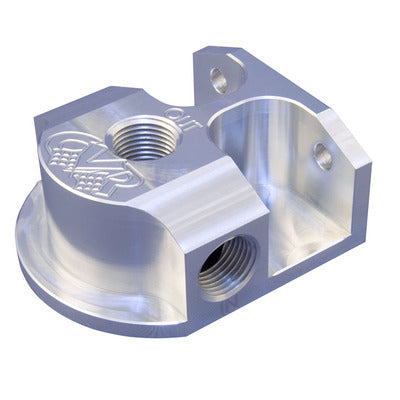 CVR Billet Aluminum Remote Oil Filter Mount GM OFM61