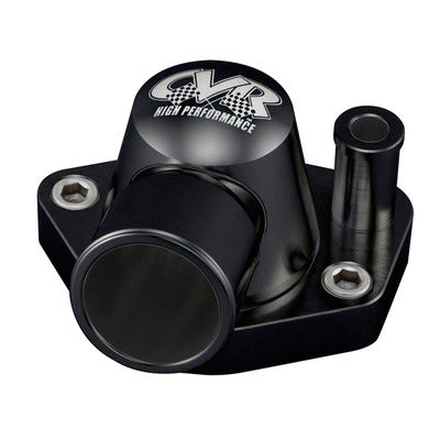 CVR Thermostat Housing SBF 289/302 w/1-1/2" Black TSH7BK