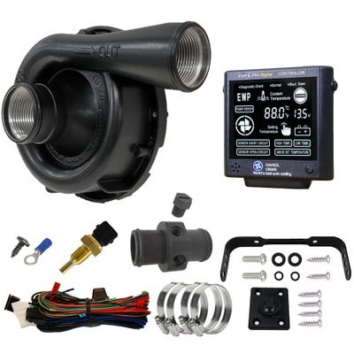 Davies, Craig EWP150 Remote Electric Water Pump & Controller Combo - Black