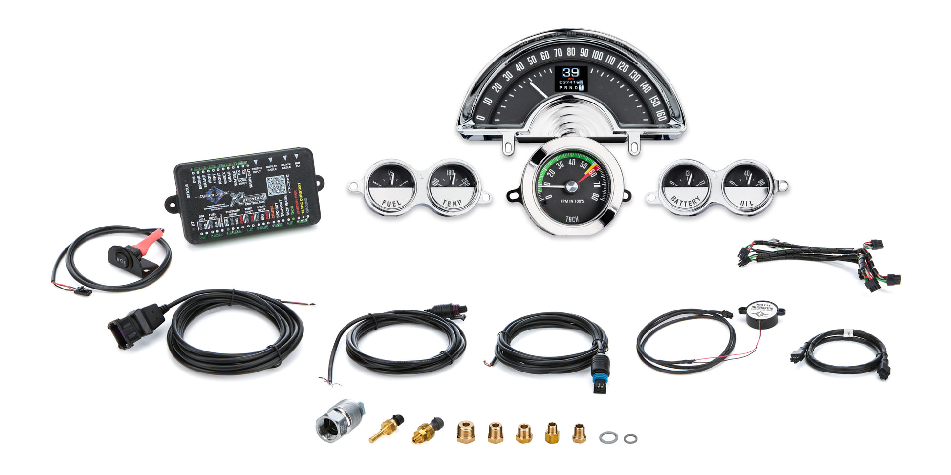 Dakota Digital RTX Instrument System 1958-62 Corvette RTX-58C-VET-X