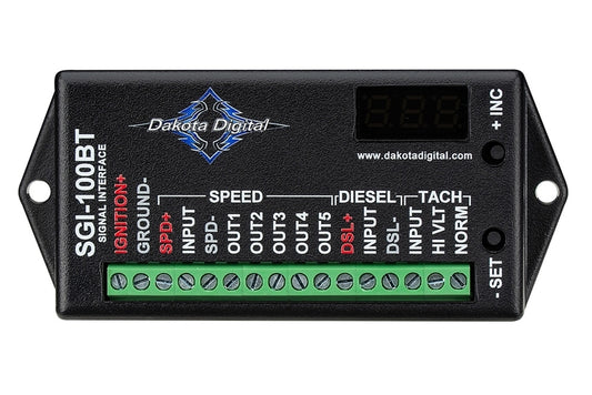 Dakota Digital Speed Tach and Diesel Signal Interface Bluetooth SGI-100BT