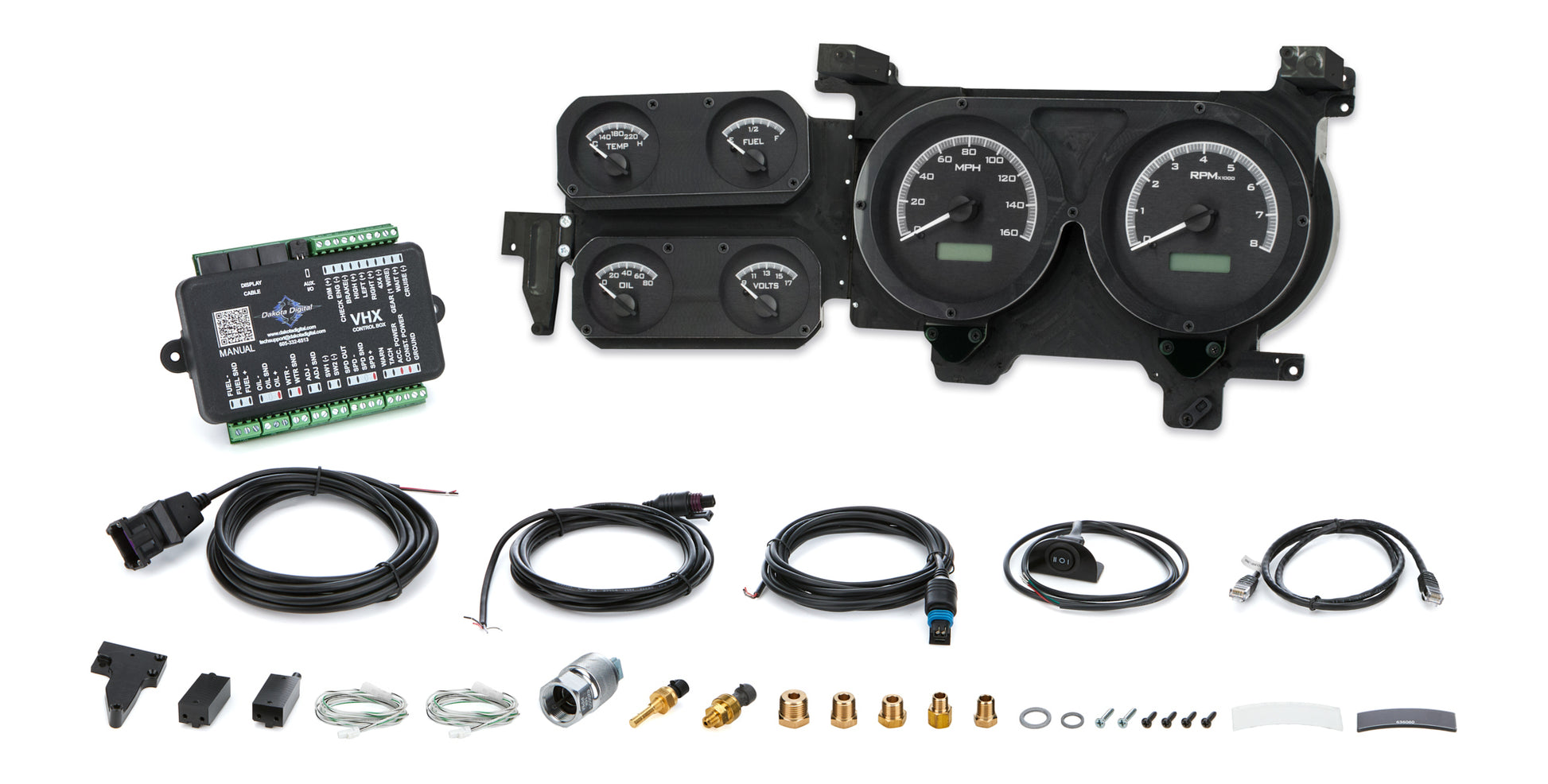 Dakota Digital VHX Instrument System 1973-87 Chevy Truck VHX-73C-PU-K-B