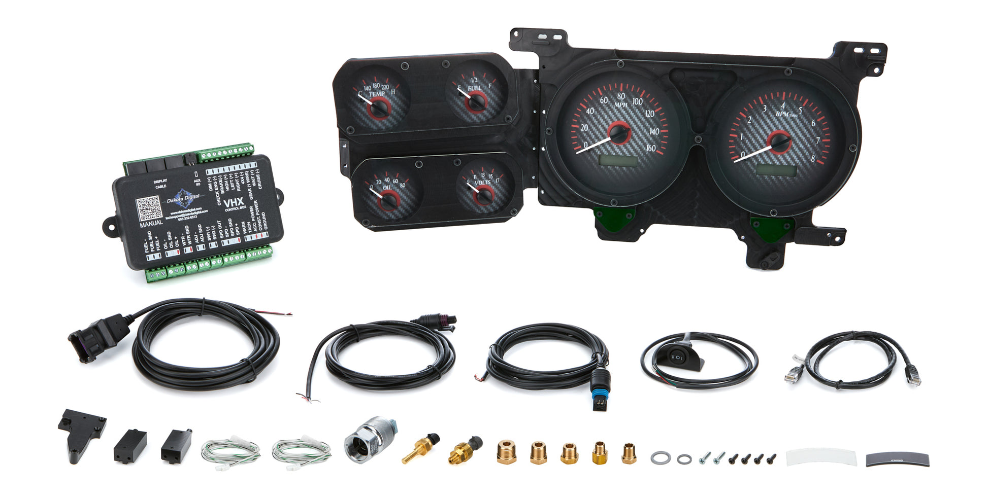 Dakota Digital VHX Instrument System 1973-87 Chevy Truck VHX-73C-PU-K-R