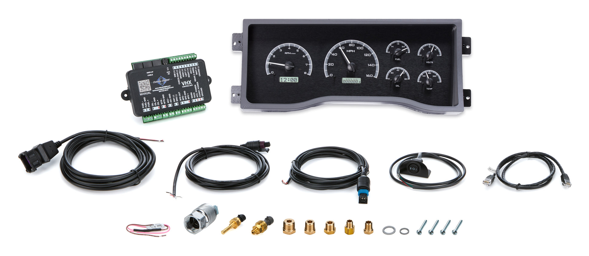 Dakota Digital VHX Instrument System 1995-00 Chevy Truck VHX-95C-PU-K-W