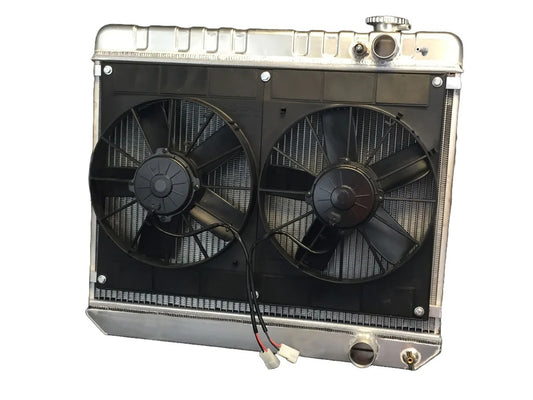 Dewitts Radiator w/Fans Manual Transmission Raw Nova LS 73-74 32-6139035M