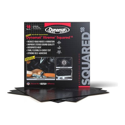 Dynamat Xtreme Mat Sound Barrier Squared 8 18" Square Sheets 10420