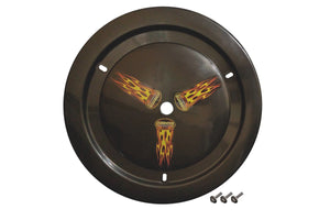 Dominator Wheel Cover Bolt-On Black Real Style 1006-B-BK