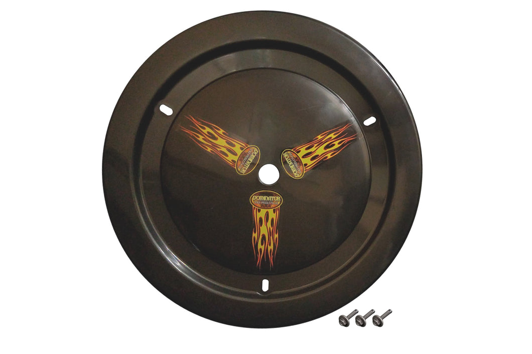 Dominator Wheel Cover Bolt-On Black Real Style 1006-B-BK