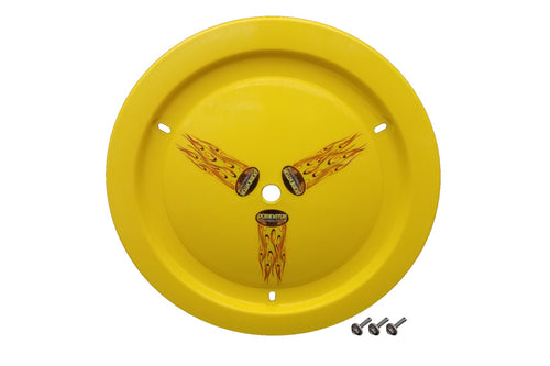 Dominator Wheel Cover Bolt-On Yellow Real Style 1006-B-YE