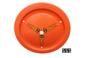 Dominator Wheel Cover Dzus-On Orange Real Style 1006-D-OR