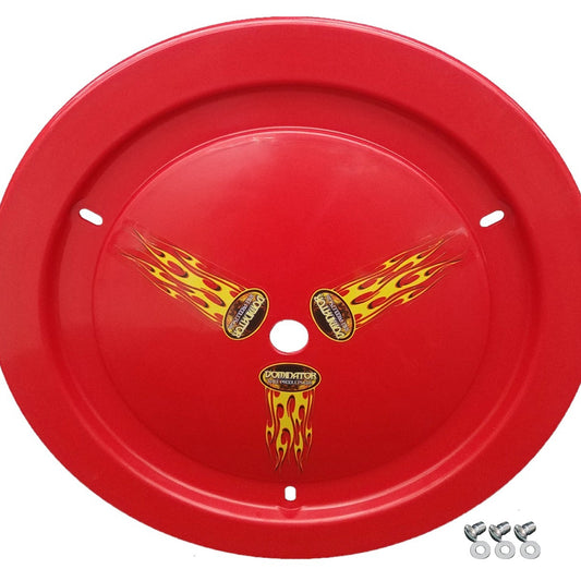 Dominator Wheel Cover Dzus-On Red Real Style 1006-D-RD