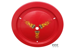 Dominator Wheel Cover Dzus-On Red Real Style 1006-D-RD