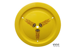 Dominator Wheel Cover Dzus-On Yellow Real Style 1006-D-YE