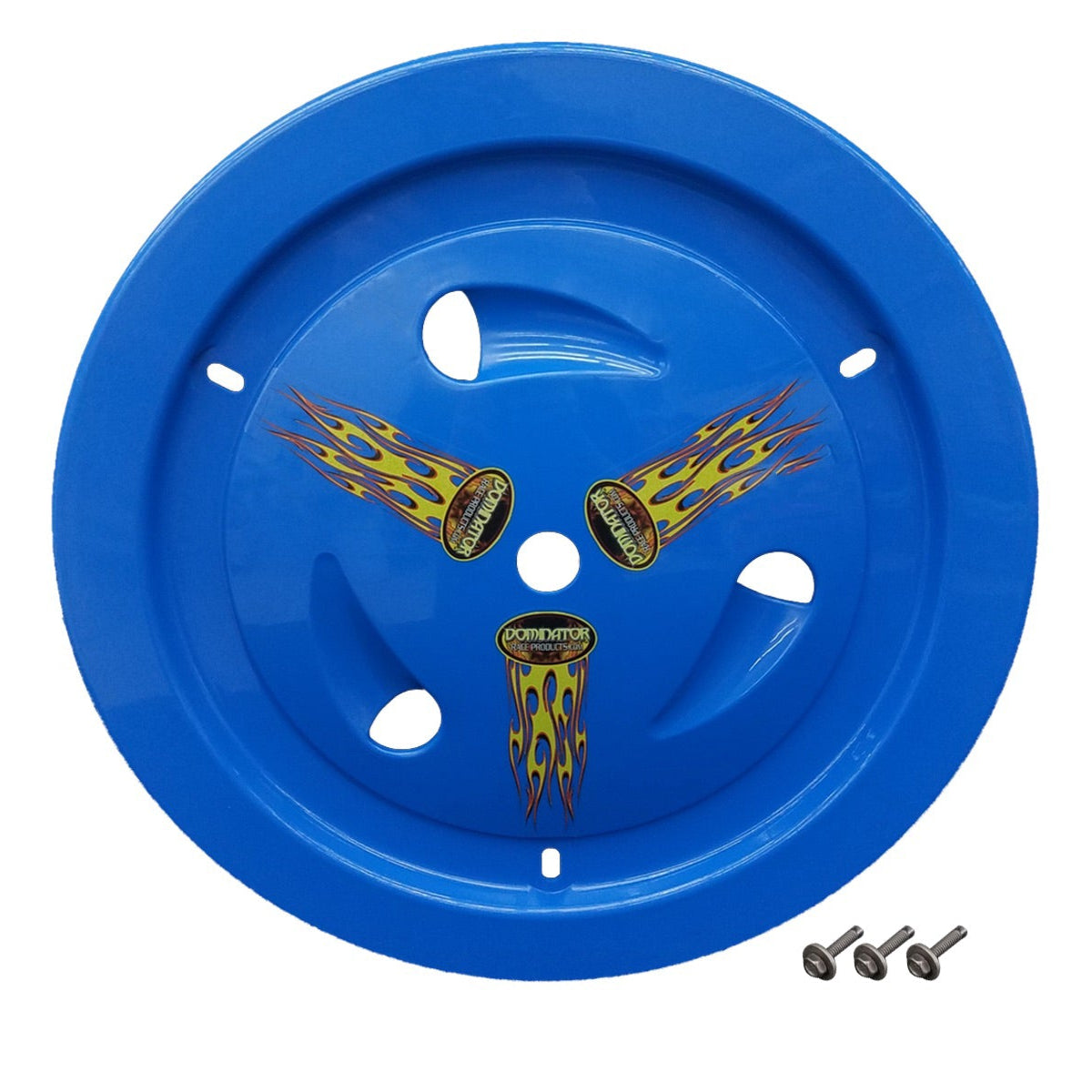 Dominator Wheel Cover Bolt-On Blue Real Style 1007-B-BL