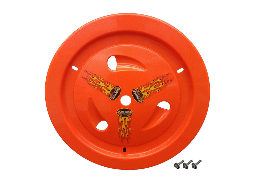 Dominator Wheel Cover Bolt-On Fluorescent Orange Real Style 1007-B-FOR