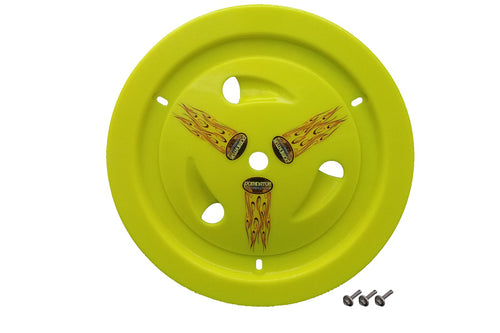 Dominator Wheel Cover Bolt-On Fluorescent Yellow Real Style 1007-B-FYE