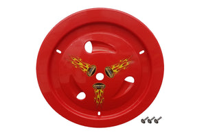 Dominator Wheel Cover Bolt-On Red Real Style 1007-B-RD