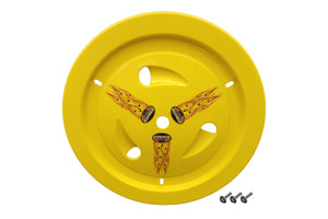 Dominator Wheel Cover Bolt-On Yellow Real Style 1007-B-YE