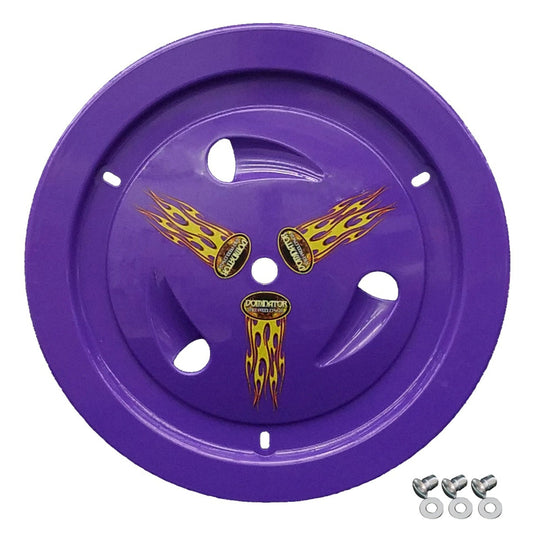 Dominator Wheel Cover Dzus-On Purple Real Style 1007-D-PU
