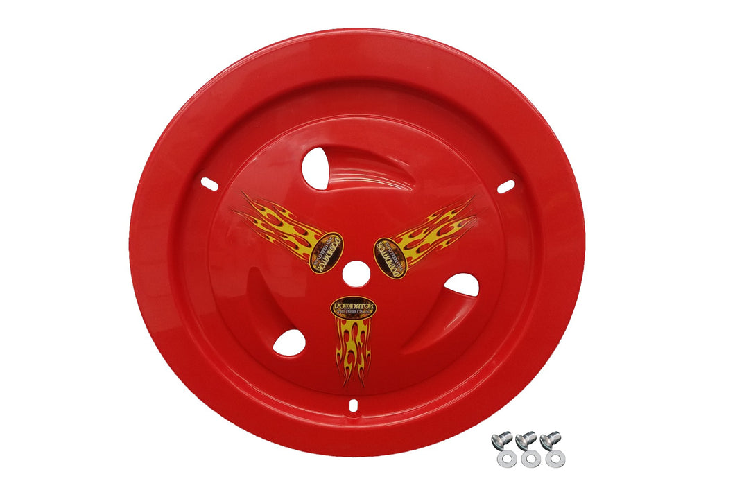 Dominator Wheel Cover Dzus-On Red Real Style 1007-D-RD