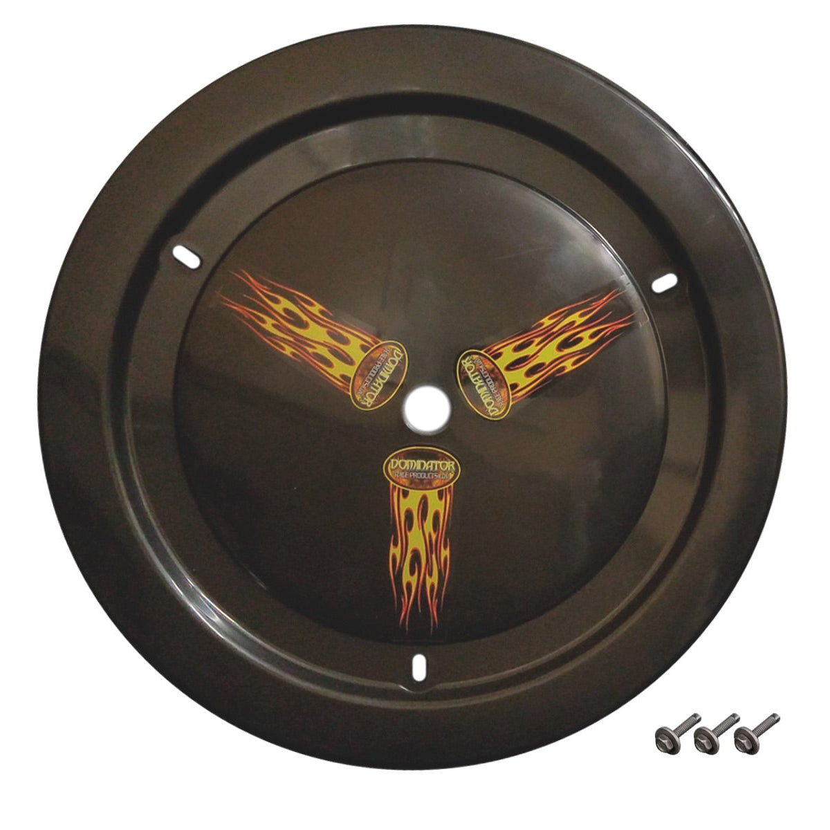 Dominator Wheel Cover Bolt-On Black 1012-B-BK